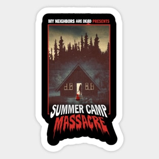 Summer Camp MASSACRE Sticker